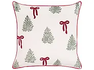 Set van 3 sierkussens XAVIA 30 x 50 cm 45 x 45 cm Wit kerstmotief_1164609