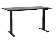 Schreibtisch elektrisch höhenverstellbar DESTINES 160 cm 72 cm Schwarz_899489