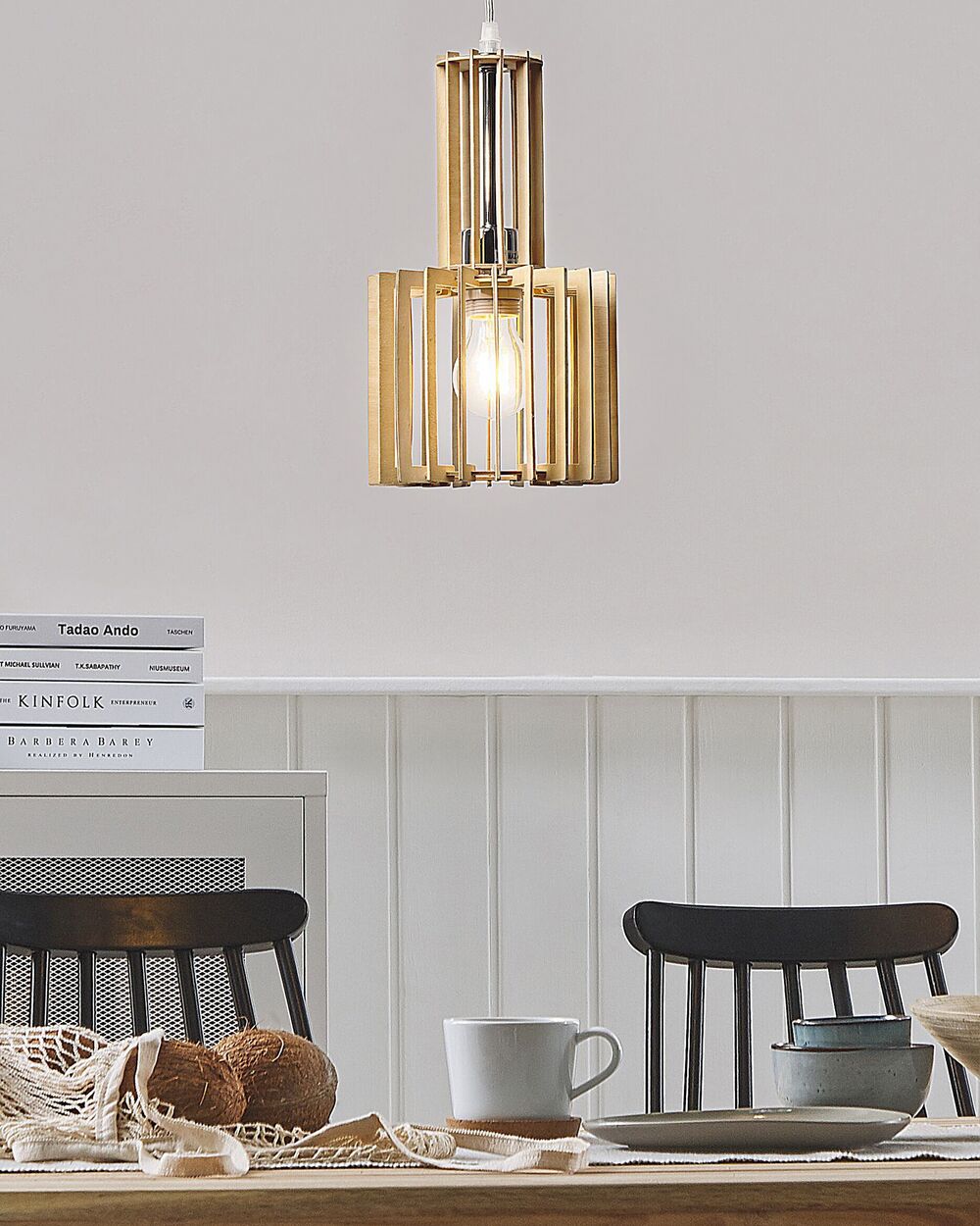 Oslonjena lampa NIARI Svijetlosmeđa