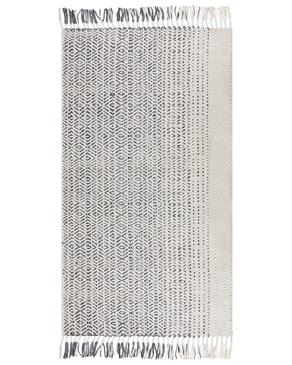 Teppich OMERLI Weiß 80 x 150 cm Wolle