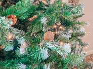 Künstlicher Weihnachtsbaum LED PALOMAR 180 cm Dunkelgrün_837609