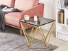 Beistelltisch MALIBU Schwarz / Gold