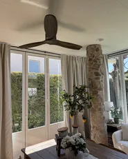 Deckenventilator ARANI mit Fernbedienung Dunkelbraun_1069359