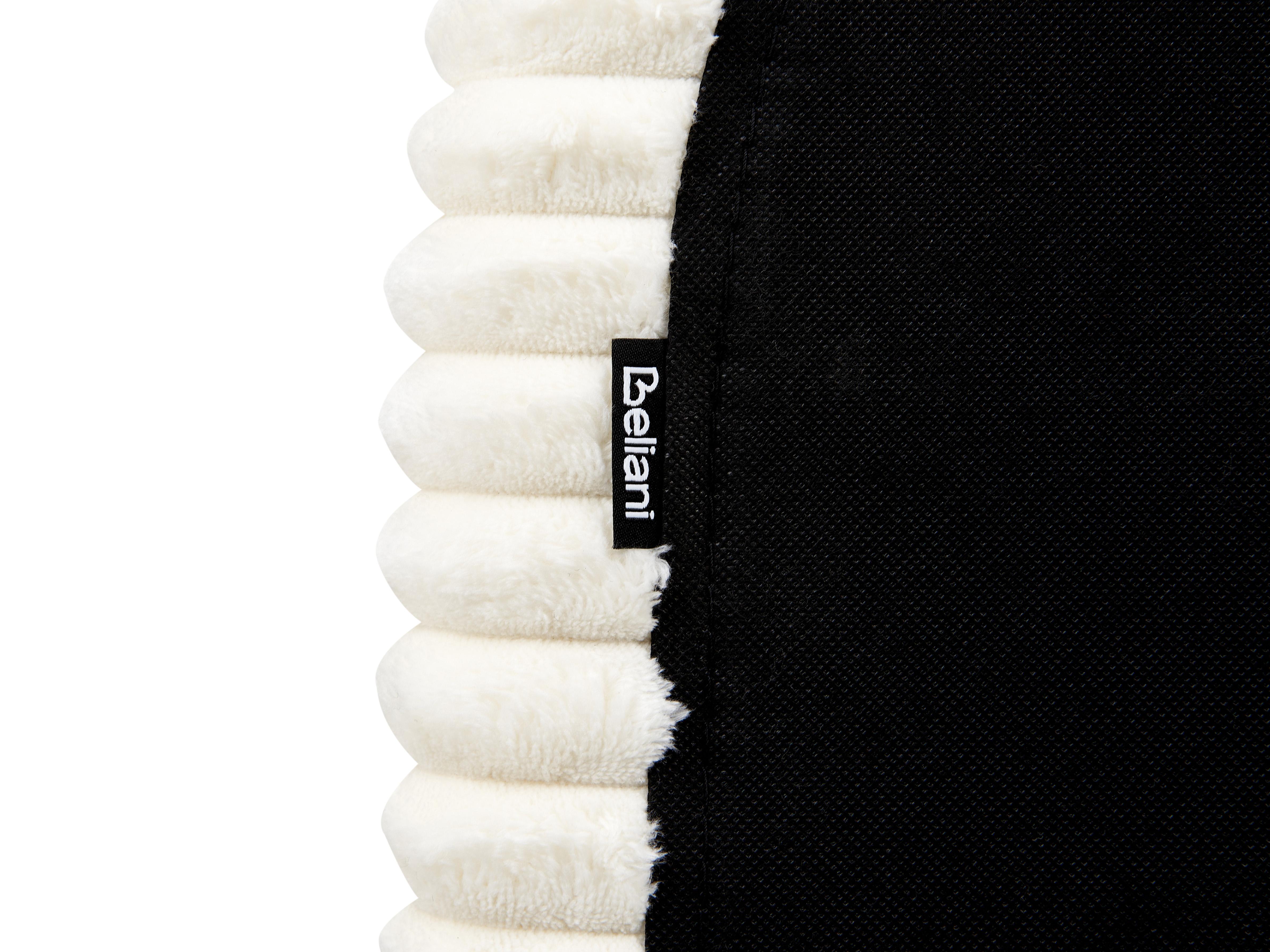 Bed Corduroy FLAYAT 140 x 200 cm (EU Double) Off-White_967648