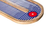 Wandobjekt Gesicht JIMETA 40 cm Mangoholz Blau_1038595