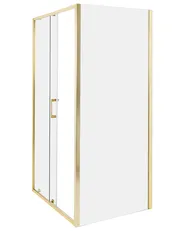 Duschkabine YORO 80 x 100 x 185 cm Gold_944619