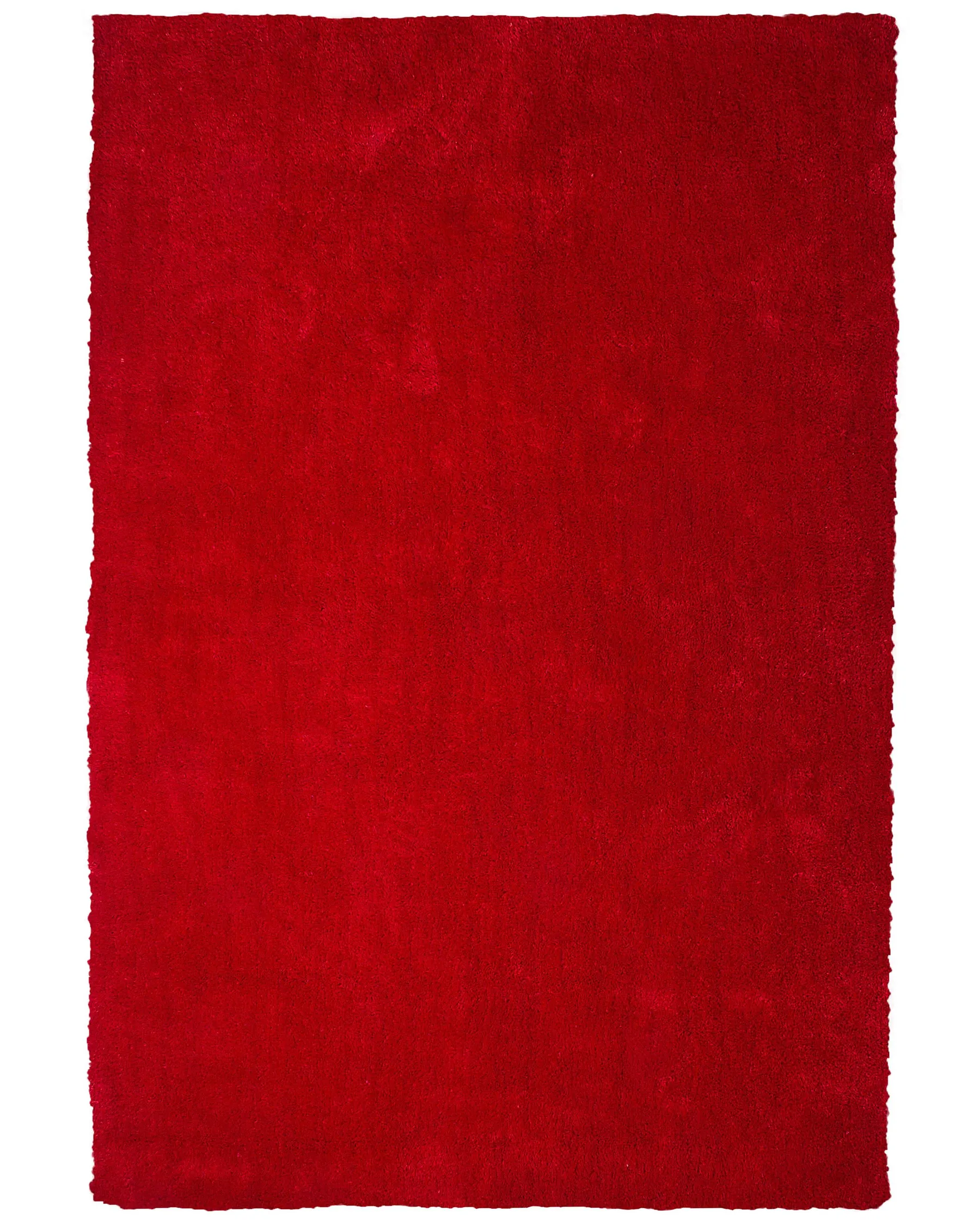 Tapis à poils longs DEMRE Rouge 160 x 230 cm_738979