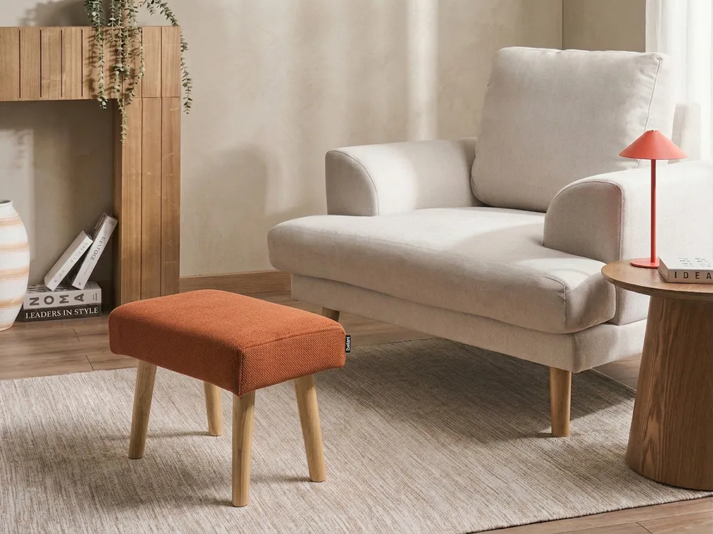 Hocker TAKOMA Stoff Orange