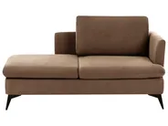 Right-Hand Chaise Longue SIEVOZ Fabric Brown_978698