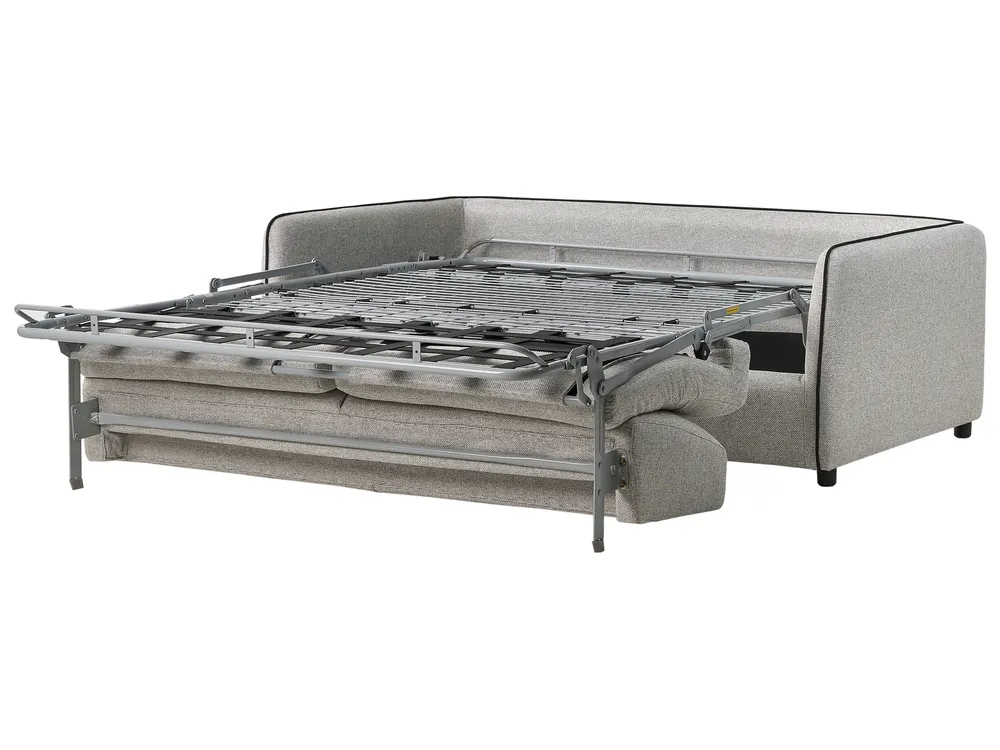 Schlafsofa 2-Sitzer ISHOJ Stoff Hellgrau_939975