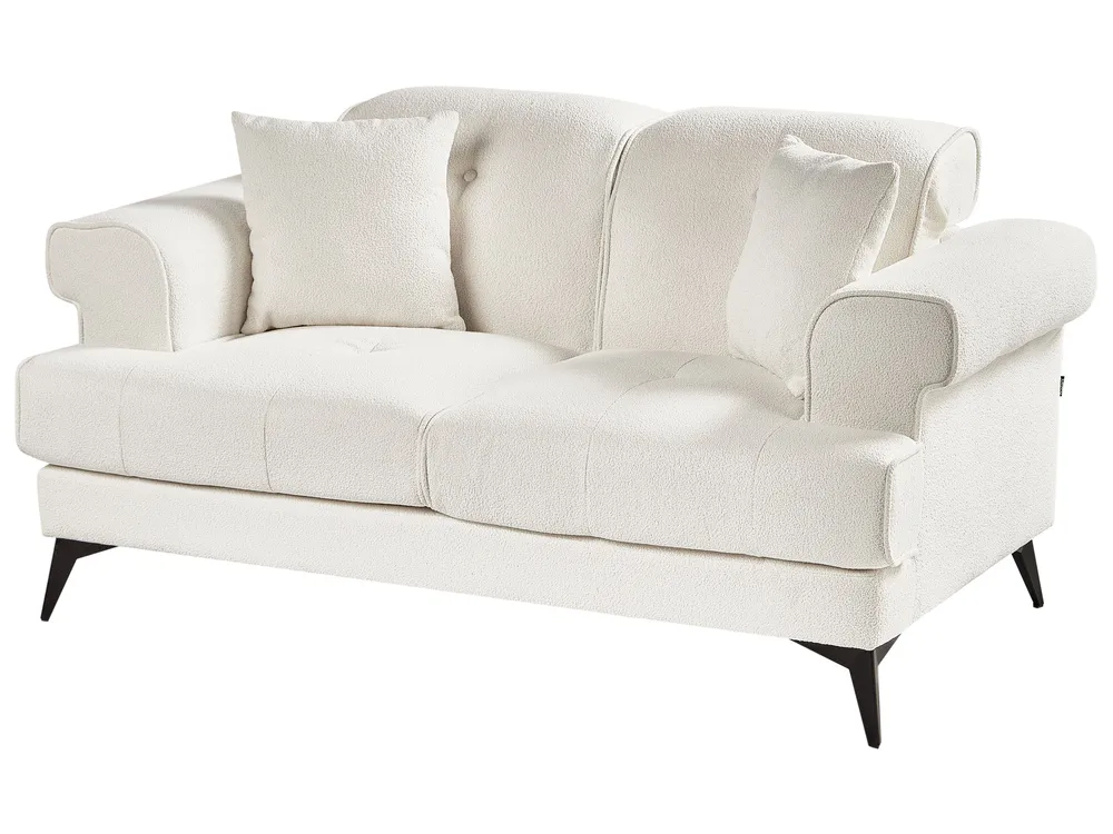 Sofa Set 5-Sitzer SKIVE Bouclé Weiß_948703
