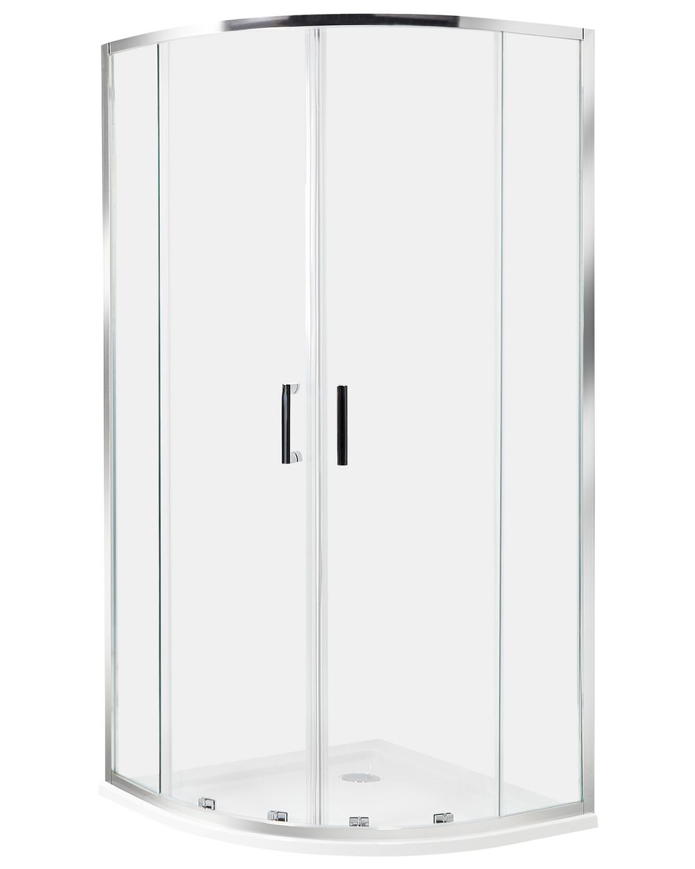 Douchecabine JUKATAN 90 x 90 x 185 cm Zilver
