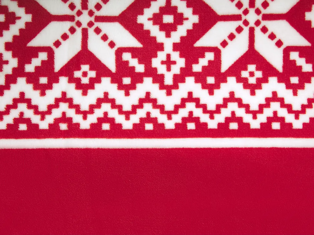 Kuscheldecke VANTAA 150 x 200 cm Rot_787287