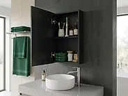 Bad-Spiegelschrank LED CAMERON 40 cm x 60 cm Schwarz_1173727