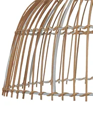 Hängeleuchte BARARIS Rattan Naturfarben_827286