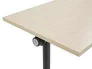 Zusammenklappbarer Schreibtisch CAVI 180 cm 60 cm mit Rädern Hellbraun_922315