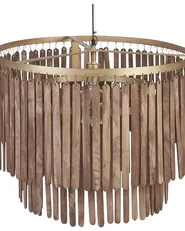 Hängeleuchte KAVERI Mangoholz Braun_867760