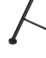 Gartenstuhl 2er Set COLLIO Metall Schwarz_1066070