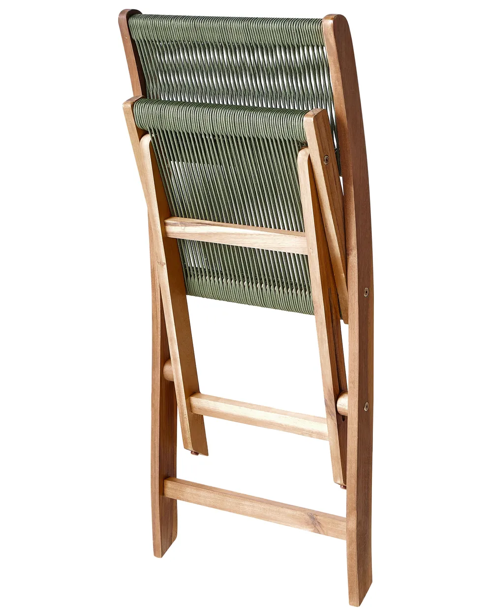 Gartenmöbel Set 4-Sitzer PROSSEDI Akazienholz Grün_956767