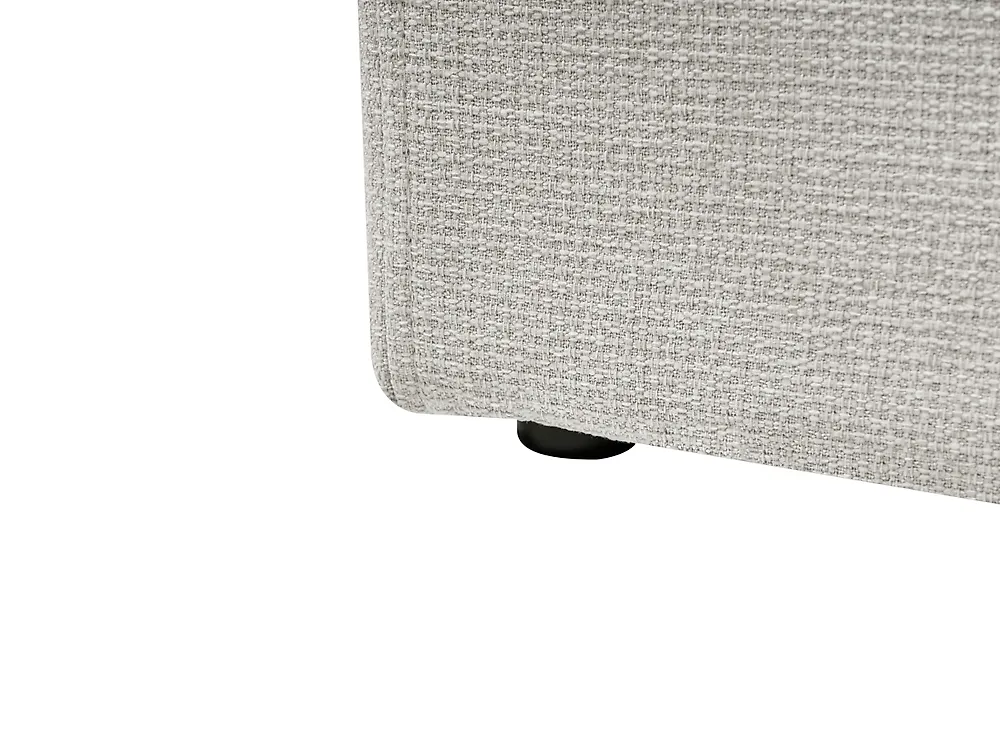 Ottoman Bed without Headboard DINAN Fabric Off-White 120 x 200 cm (EU Small Double)_1187494