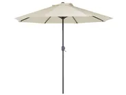 Gartenmöbel Set 4-Sitzer SAPRI mit Schirm (16 Optionen) Metall Dunkelbraun_863965