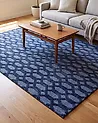 Rug ADATEPE Navy Blue 140 x 200 cm Viscose