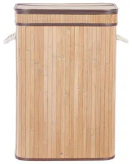 Laundry Basket KALUTARA Bamboo Light Brown_849892