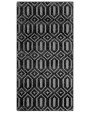Rug ADATEPE Dark Grey 80 x 150 cm Viscose_750692