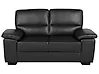 Sofa 2-Sitzer VOGAR Kunstleder Schwarz