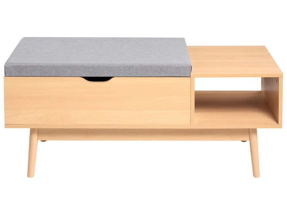 Shoe Bench BOURKE Light Brown_1074973