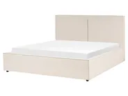 Bett mit Stauraum MOISSAC Stoff Beige 160 x 200 cm_873889