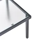 Lounge Set mit Tisch 4-Sitzer TAVOLETO Metall Grau_1044774