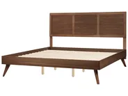 Bett mit Lattenrost ISTRES 180 x 200 cm Dunkle Esche_727945