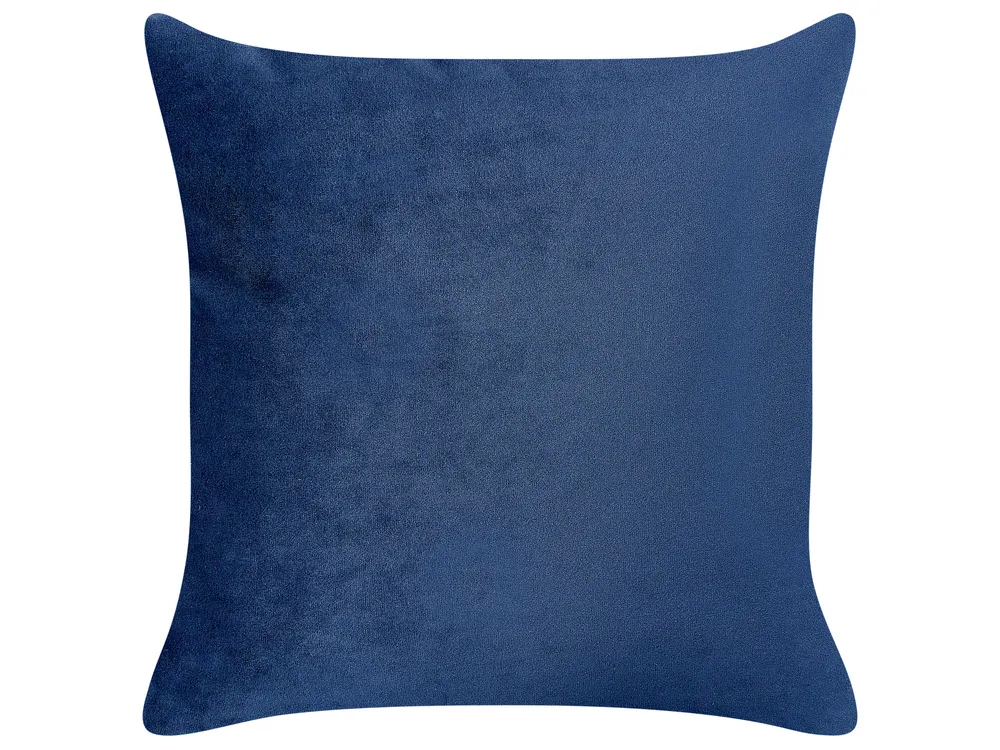 Linksseitige Chaiselongue MERI mit Stauraum Samtstoff Marineblau_914268