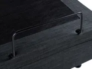 Nastavljiva postelja brez vzglavja Blago DUKE 80 x 200 cm Temno siva_951797