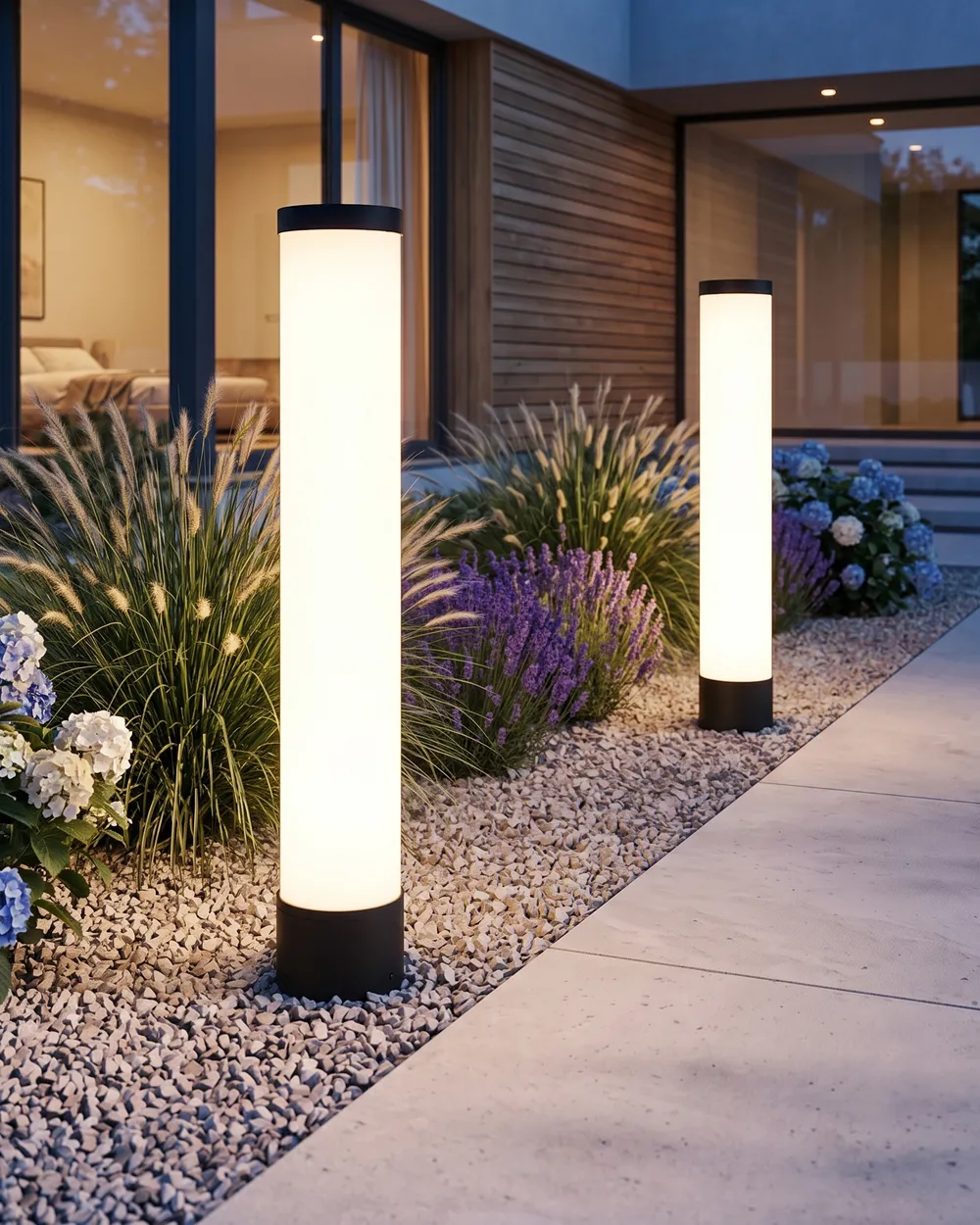 LED Pollerleuchte MANOL Schwarz