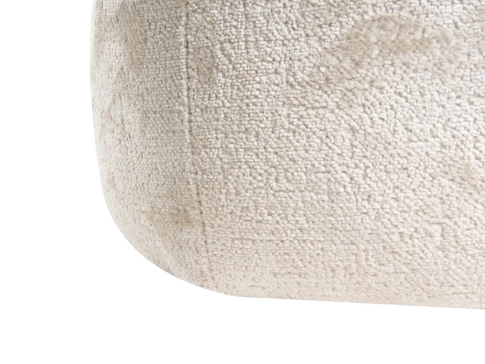 Pouf BARRON Chenillegewebe Beige_1077104