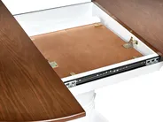 Ausziehbarer Esstisch AKRON Braune Esche 106/150 cm 106 cm Holz_996823