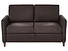 Sofa 2-Sitzer MARE Stoff Dunkelbraun