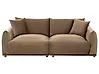 Sofa 3-Sitzer JUBEK Samtstoff Braun
