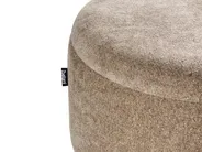 Upholstered Storage Bench OKLAHOMA Chenille Light Brown with Storage_961980