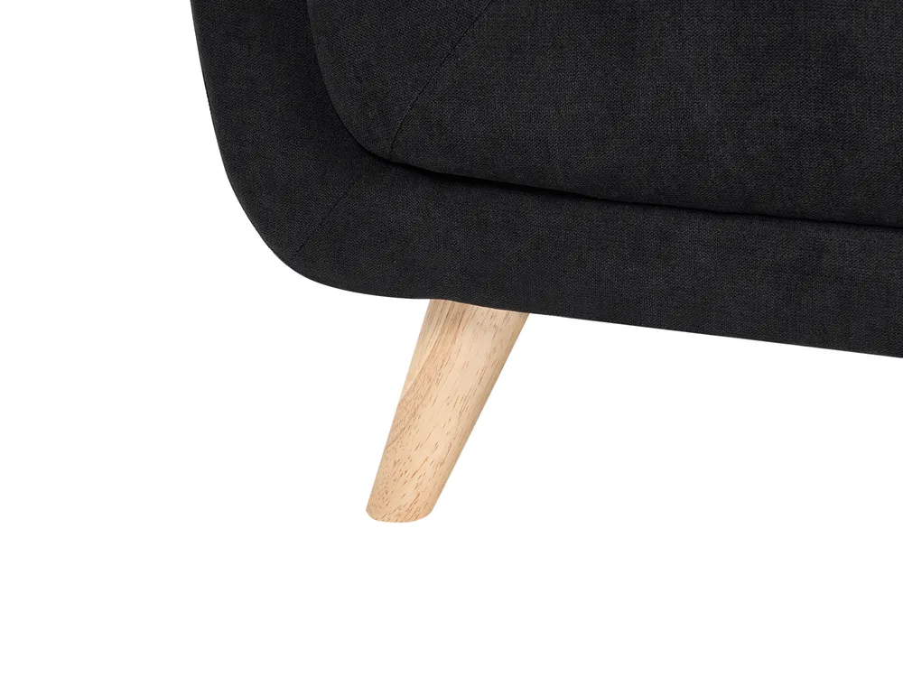 Sofa 2-Sitzer HABO Stoff Schwarz_1085485