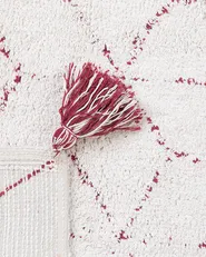 Rug SAKARYA White 80 x 150 cm Cotton_747583