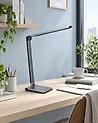 LED Schreibtischlampe PICTOR mit Dimmer Dunkelgrau