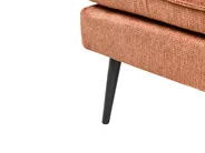 Right-Hand Chaise Longue YERRES Fabric Orange_1003724
