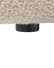 Fauteuil ANTOLA Bouclé Beige_1161548