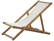 Set mit 2 klappbaren Liegestühlen ANZIO Akazienholz Hellbraun_1184767