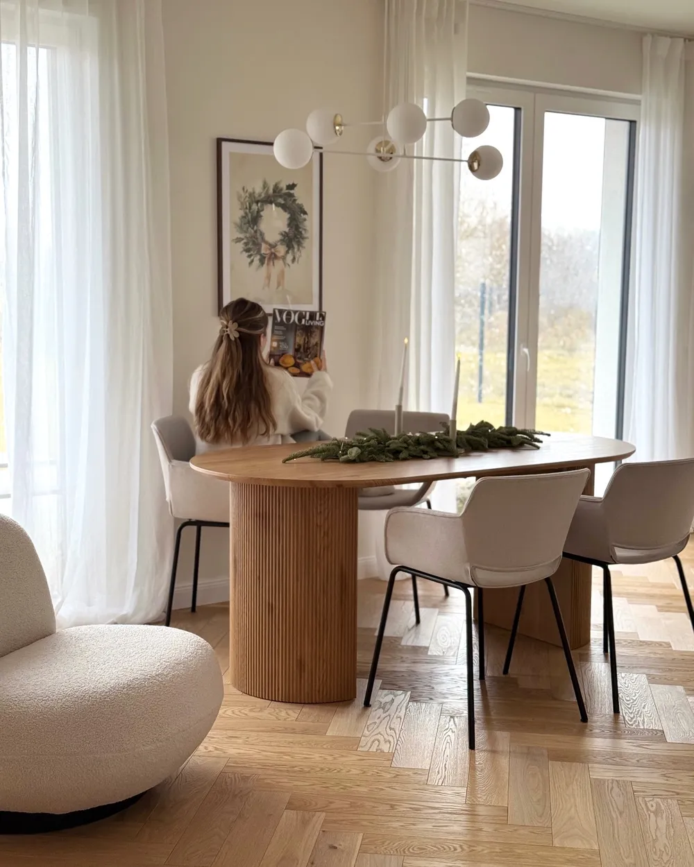 Esstisch SAVORY Hellbraun 180 cm 90 cm_957076
