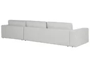 Corner Sofa 5 Seater LOFOTEN Fabric Light Grey Left Hand_900524