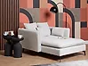 Chaiselongue CHARMES Stoff Hellbeige